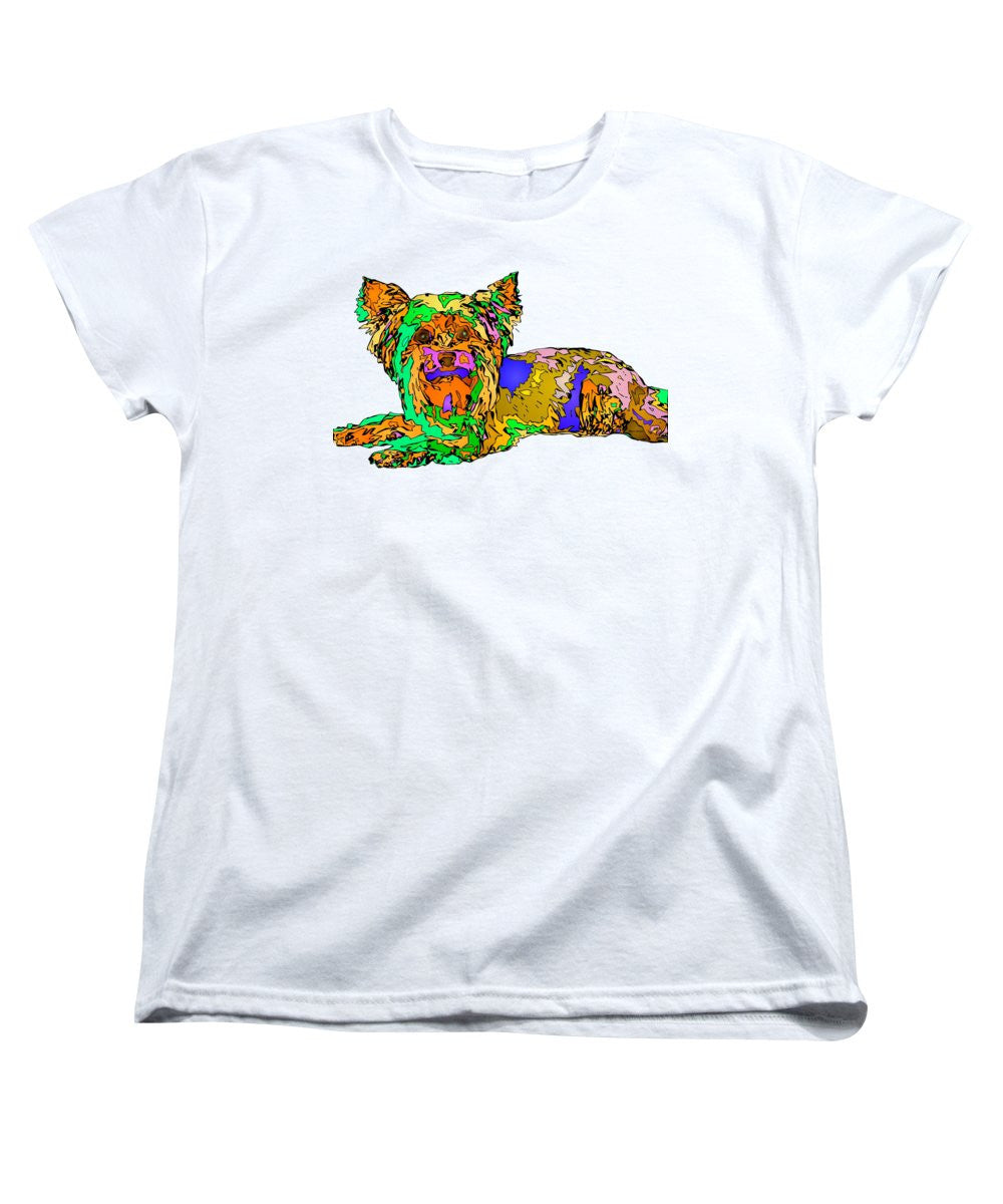 Women's T-Shirt (Standard Cut) - Buddy. Pet Series