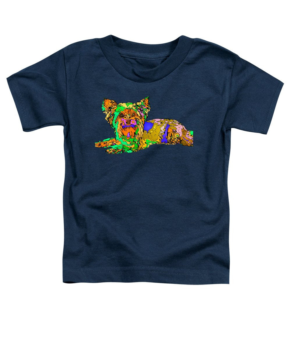 T-shirt pour tout-petits – Série Buddy. Pet