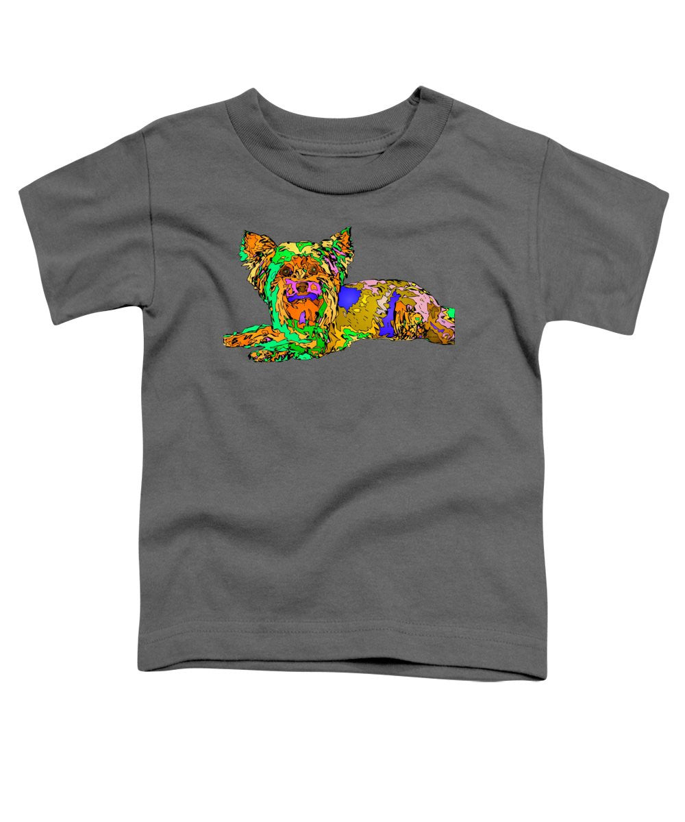 T-shirt pour tout-petits – Série Buddy. Pet