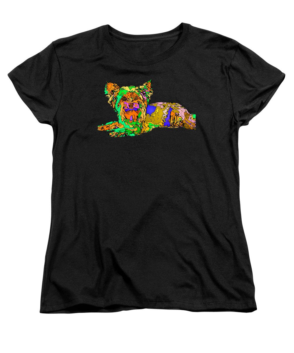 Women's T-Shirt (Standard Cut) - Buddy. Pet Series