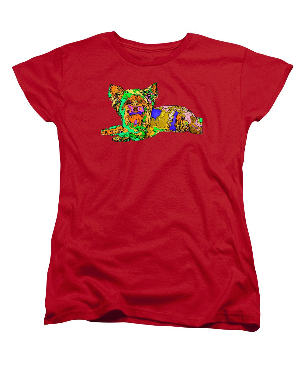 Women's T-Shirt (Standard Cut) - Buddy. Pet Series