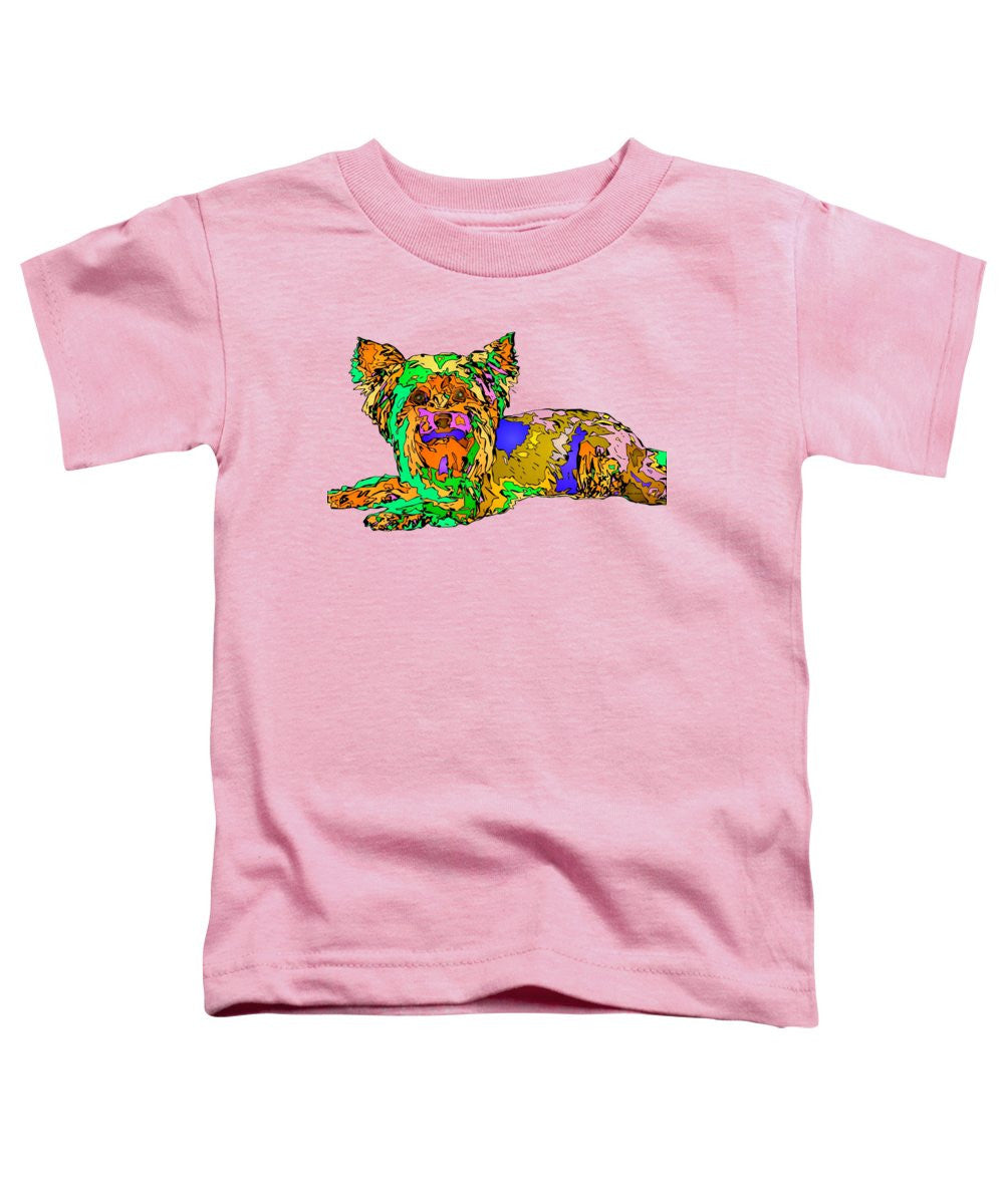 T-shirt pour tout-petits – Série Buddy. Pet