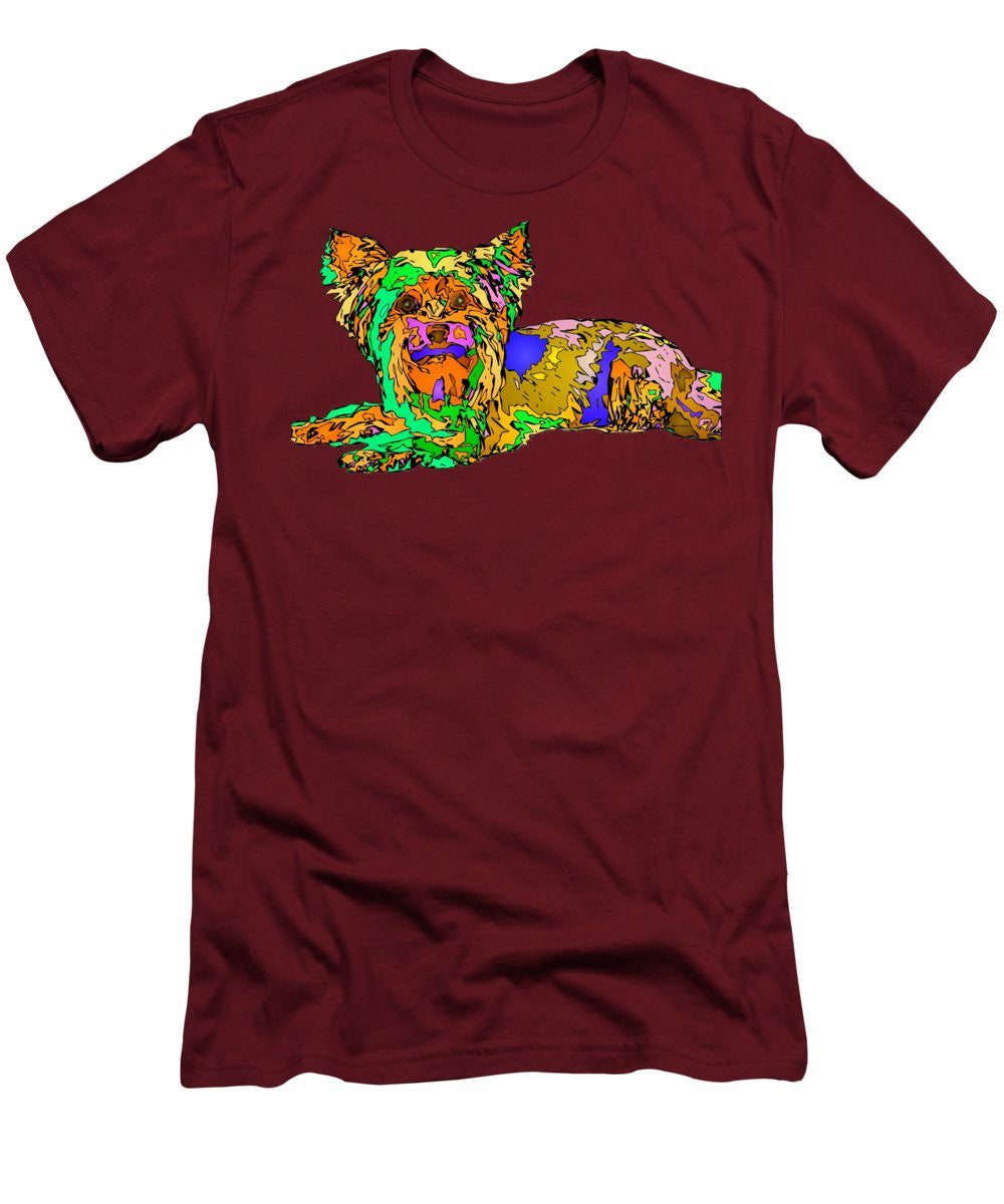 Men's T-Shirt (Slim Fit) - Buddy. Pet Series