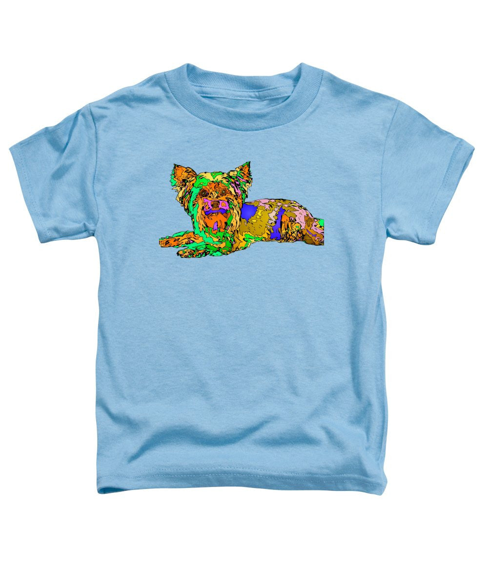 T-shirt pour tout-petits – Série Buddy. Pet