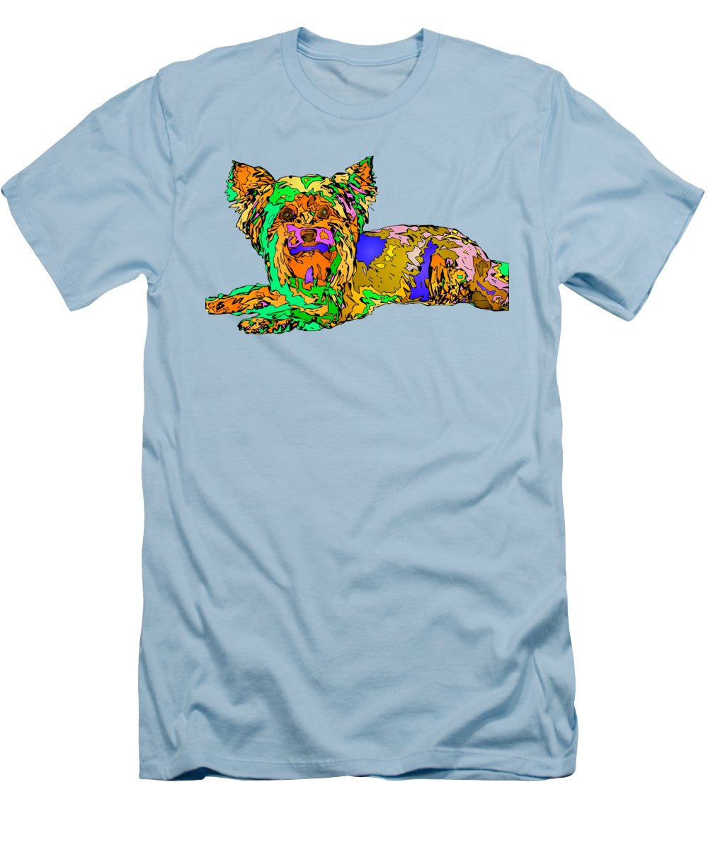 Men's T-Shirt (Slim Fit) - Buddy. Pet Series