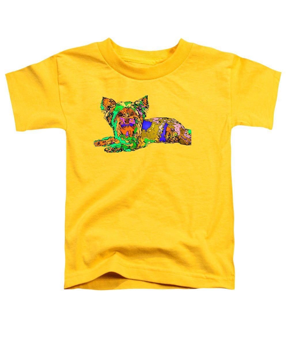 T-shirt pour tout-petits – Série Buddy. Pet