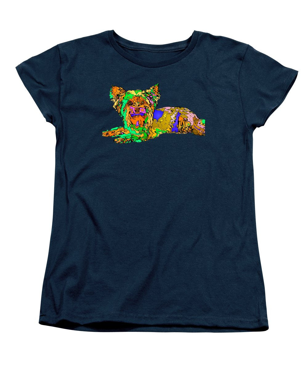 Women's T-Shirt (Standard Cut) - Buddy. Pet Series