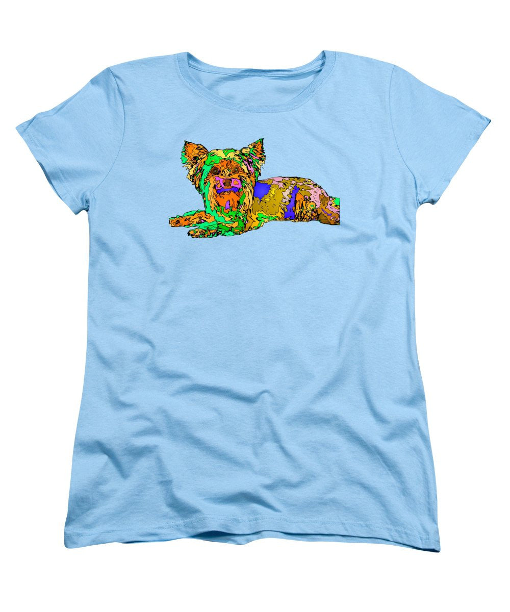 Women's T-Shirt (Standard Cut) - Buddy. Pet Series