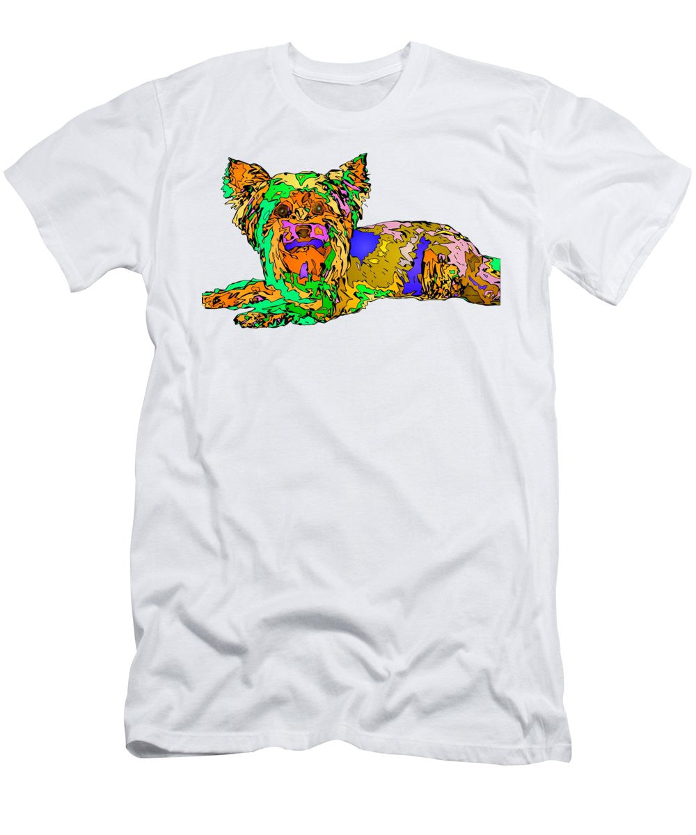 Men's T-Shirt (Slim Fit) - Buddy. Pet Series