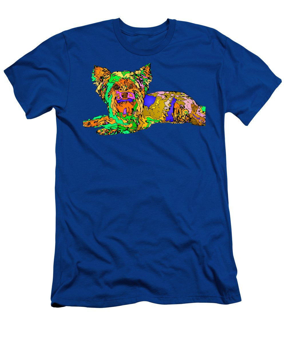 Men's T-Shirt (Slim Fit) - Buddy. Pet Series