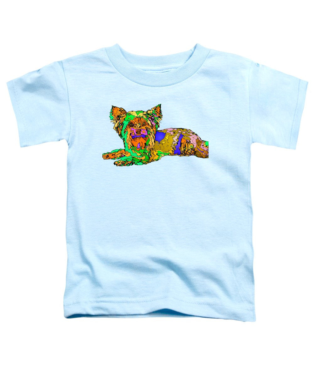 T-shirt pour tout-petits – Série Buddy. Pet