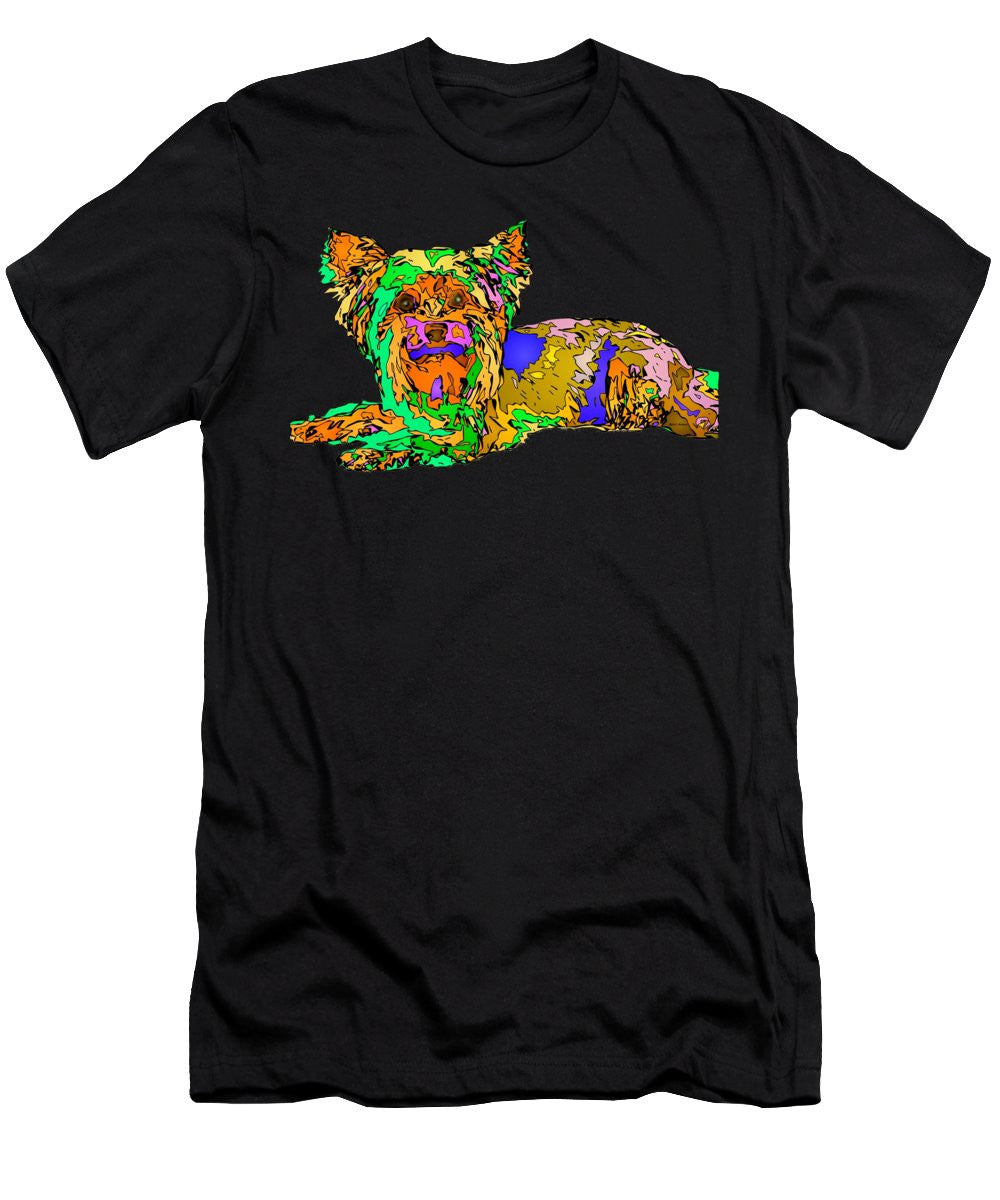 Men's T-Shirt (Slim Fit) - Buddy. Pet Series