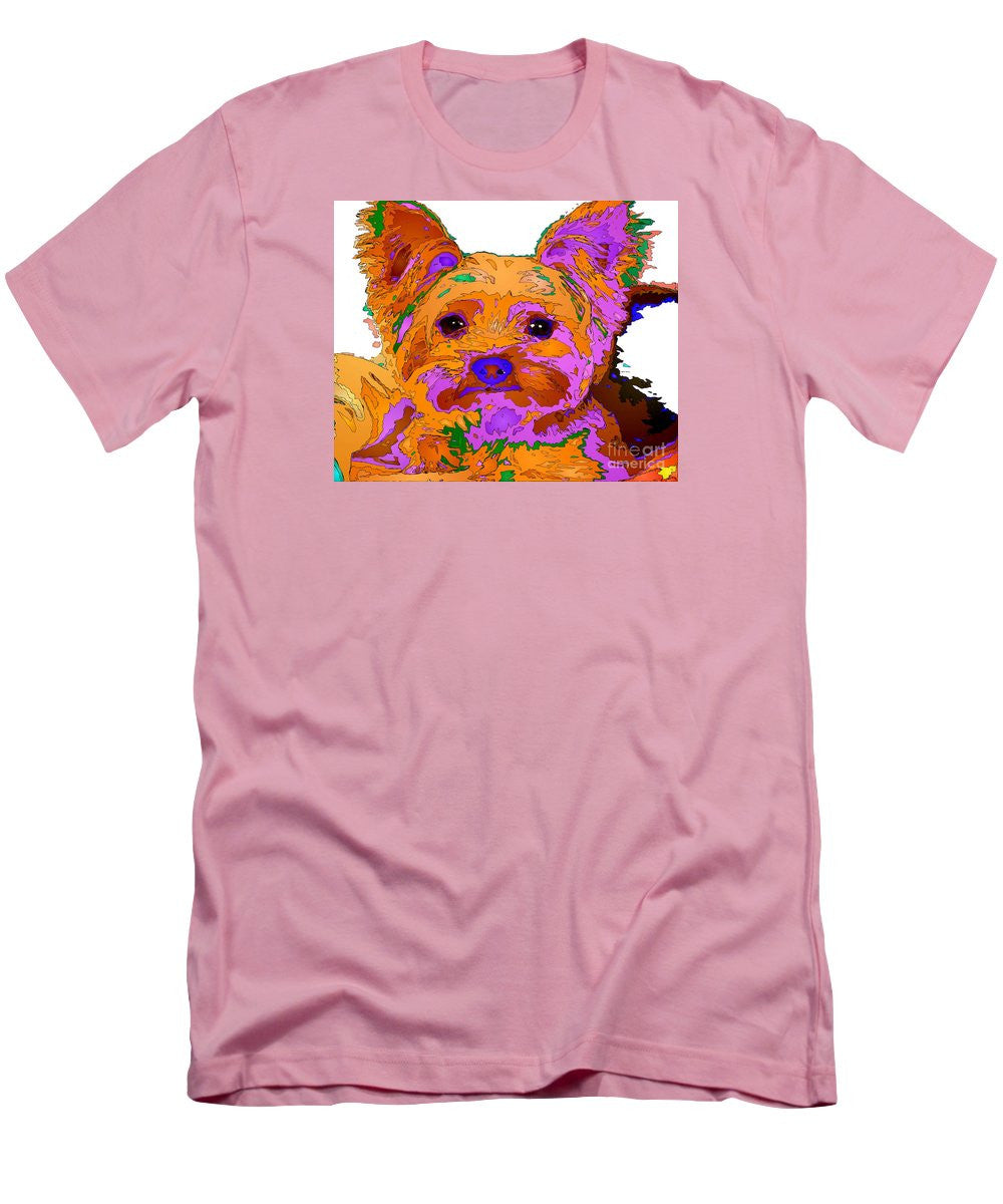 T-shirt pour homme (coupe ajustée) - Buddy The Baby. Série Pet