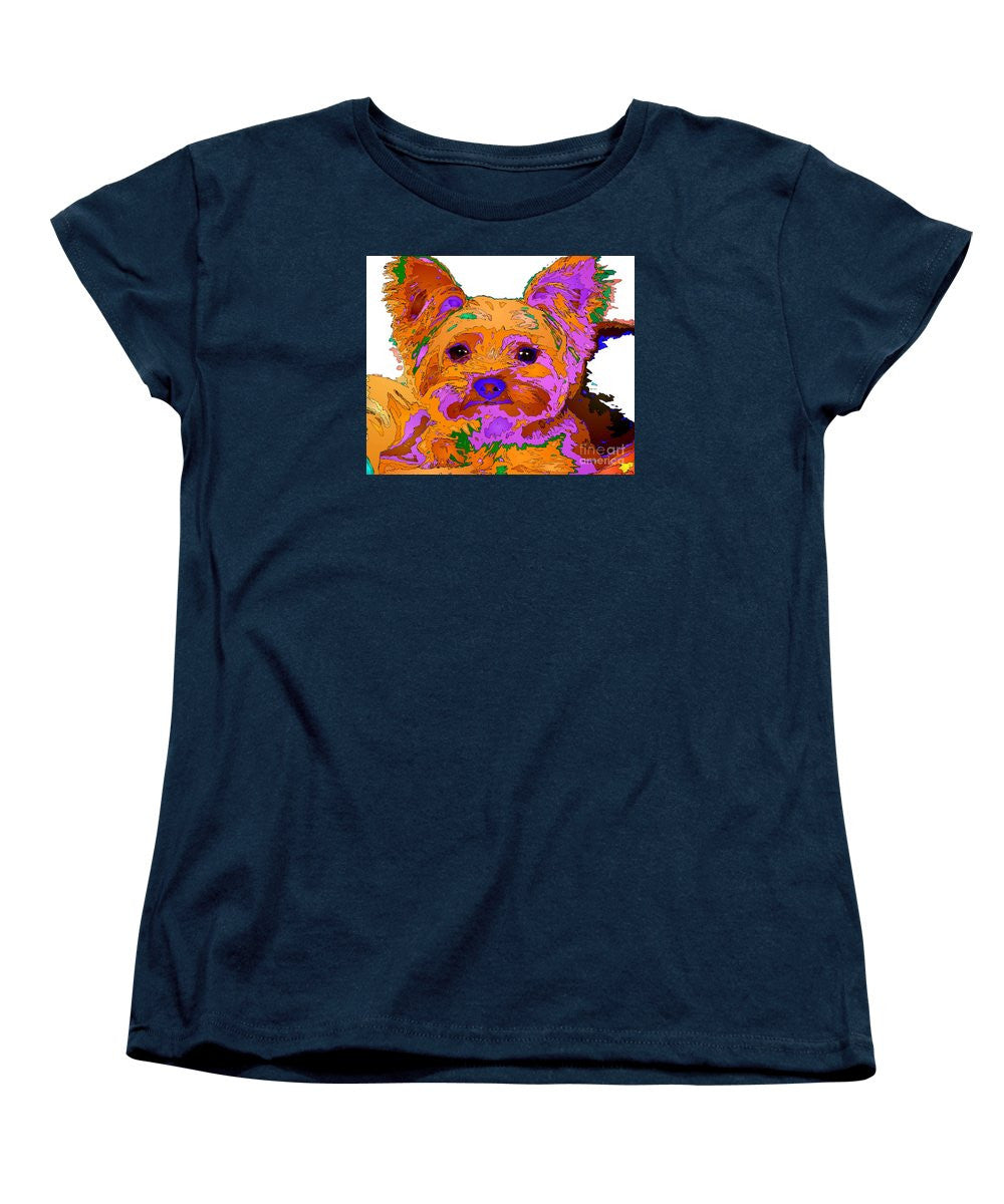 Women's T-Shirt (Standard Cut) - Buddy The Baby. Pet Series