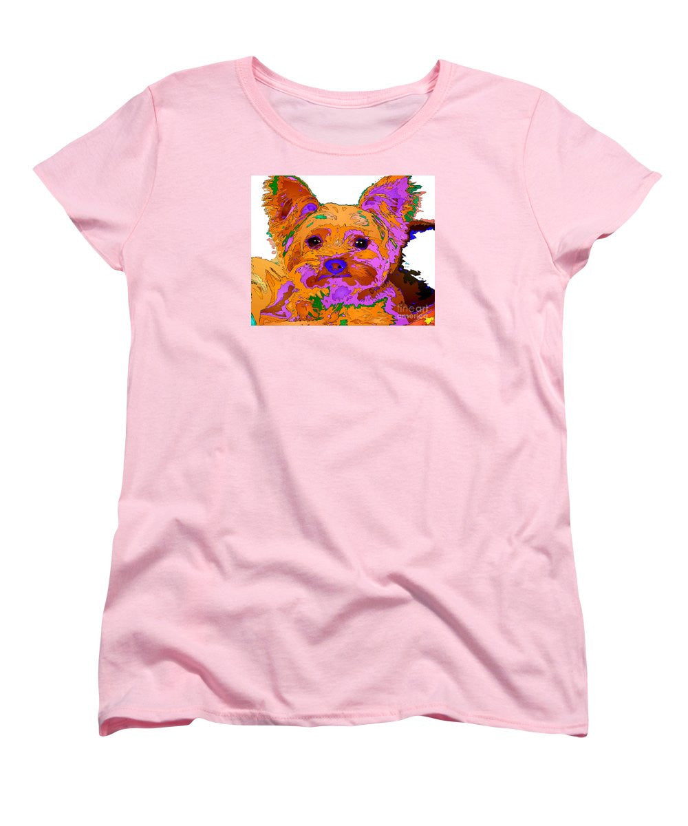 Women's T-Shirt (Standard Cut) - Buddy The Baby. Pet Series