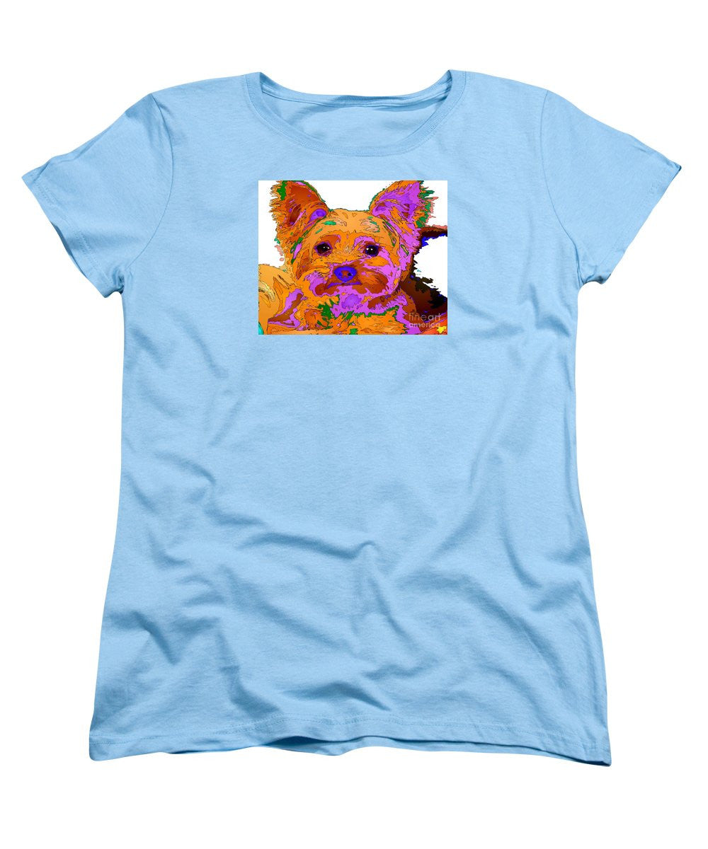 Women's T-Shirt (Standard Cut) - Buddy The Baby. Pet Series