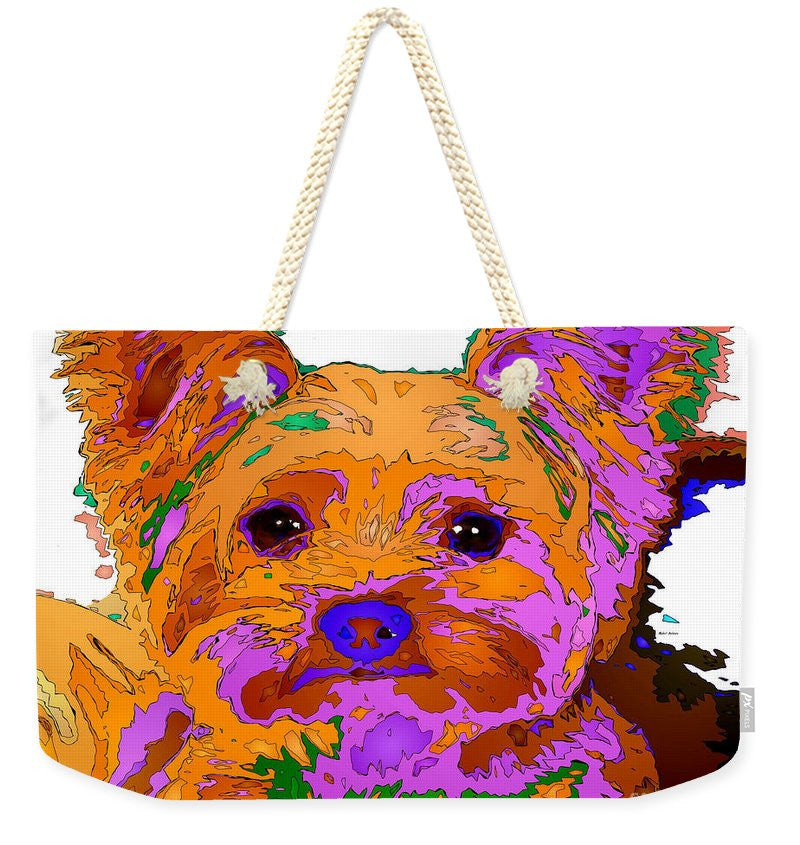 Weekender Tote Bag - Buddy The Baby. Pet Series