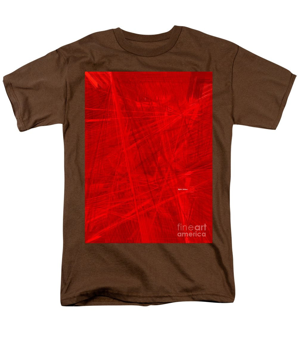 Men's T-Shirt  (Regular Fit) - Burst Of Red