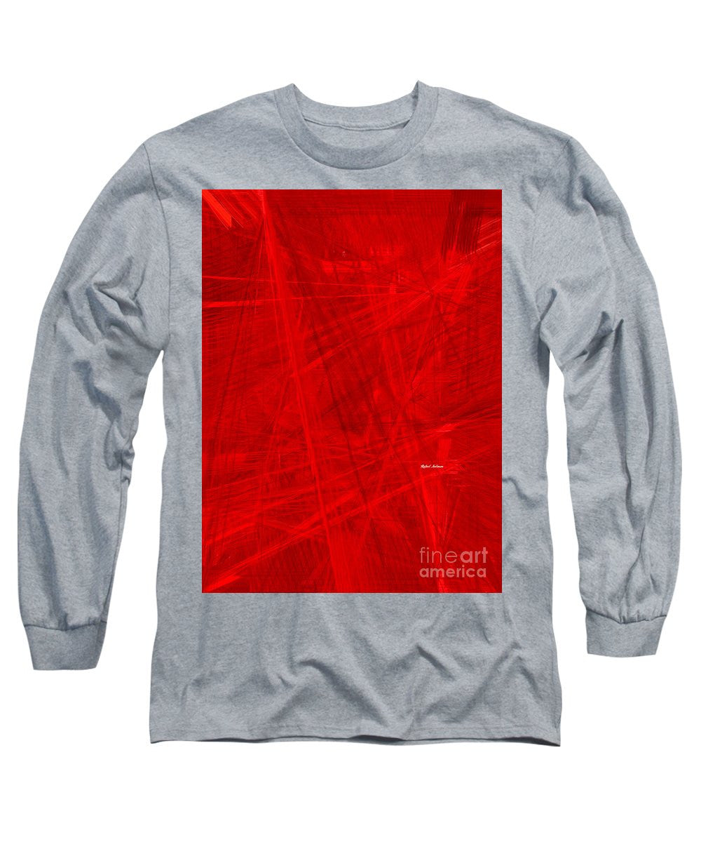 Long Sleeve T-Shirt - Burst Of Red