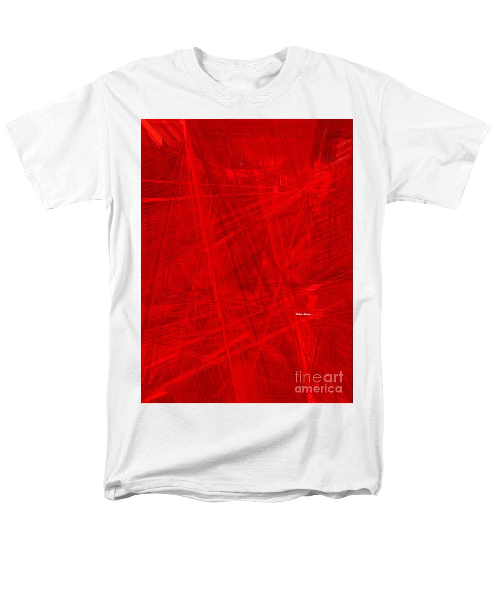 Men's T-Shirt  (Regular Fit) - Burst Of Red