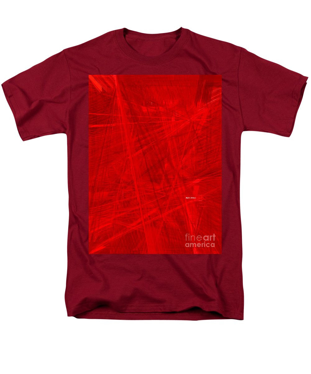 Men's T-Shirt  (Regular Fit) - Burst Of Red