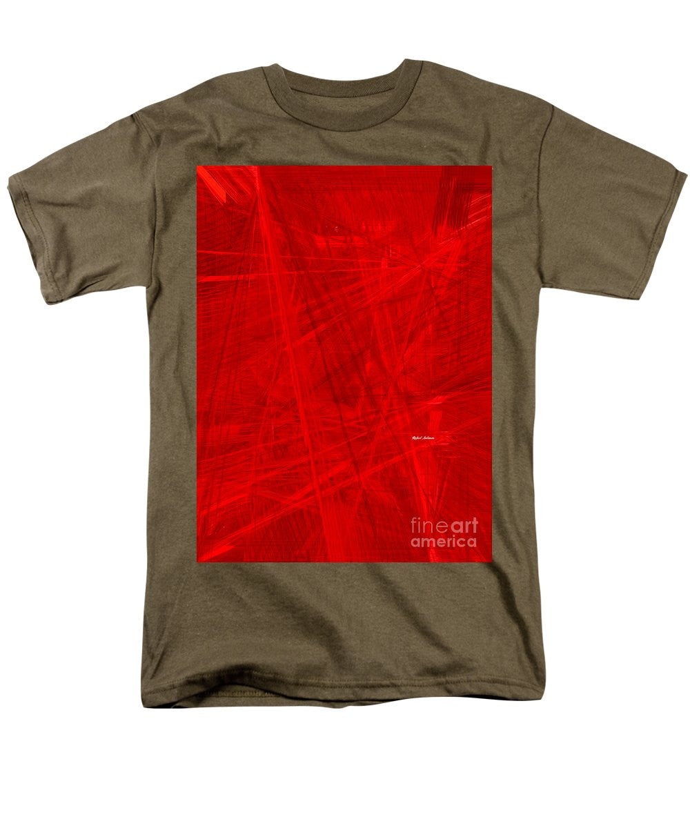 Men's T-Shirt  (Regular Fit) - Burst Of Red