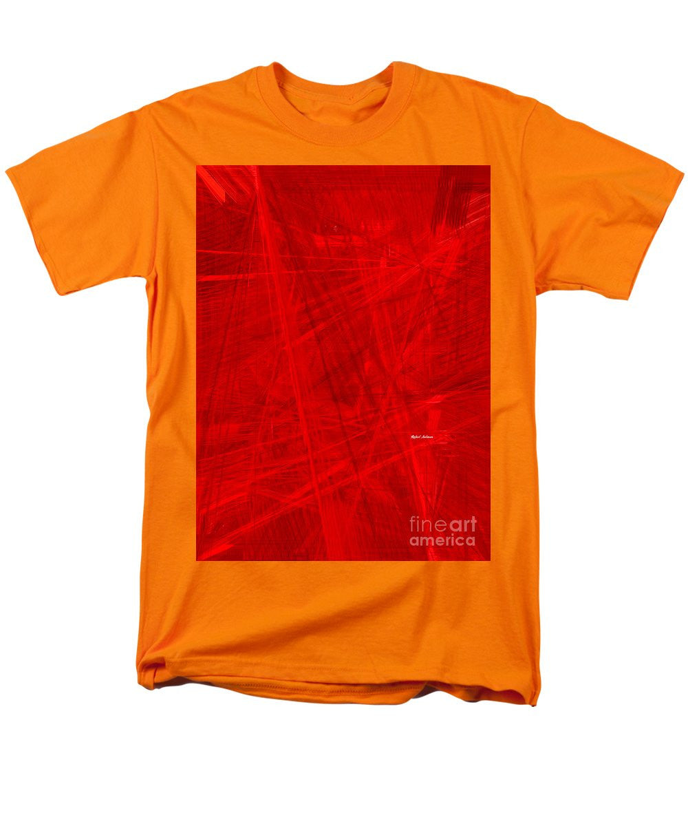 Men's T-Shirt  (Regular Fit) - Burst Of Red