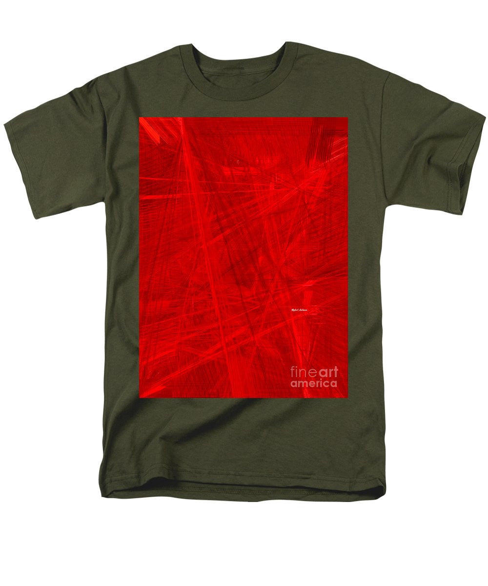 Men's T-Shirt  (Regular Fit) - Burst Of Red