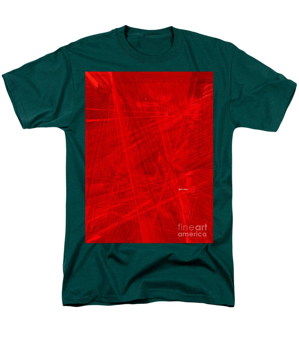 Men's T-Shirt  (Regular Fit) - Burst Of Red