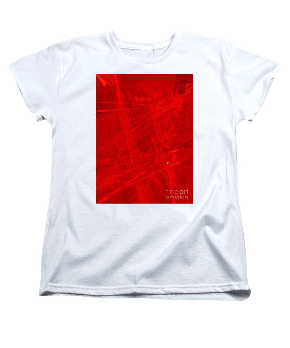 Women's T-Shirt (Standard Cut) - Burst Of Red