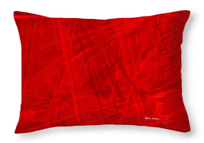 Coussin décoratif - Explosion de rouge