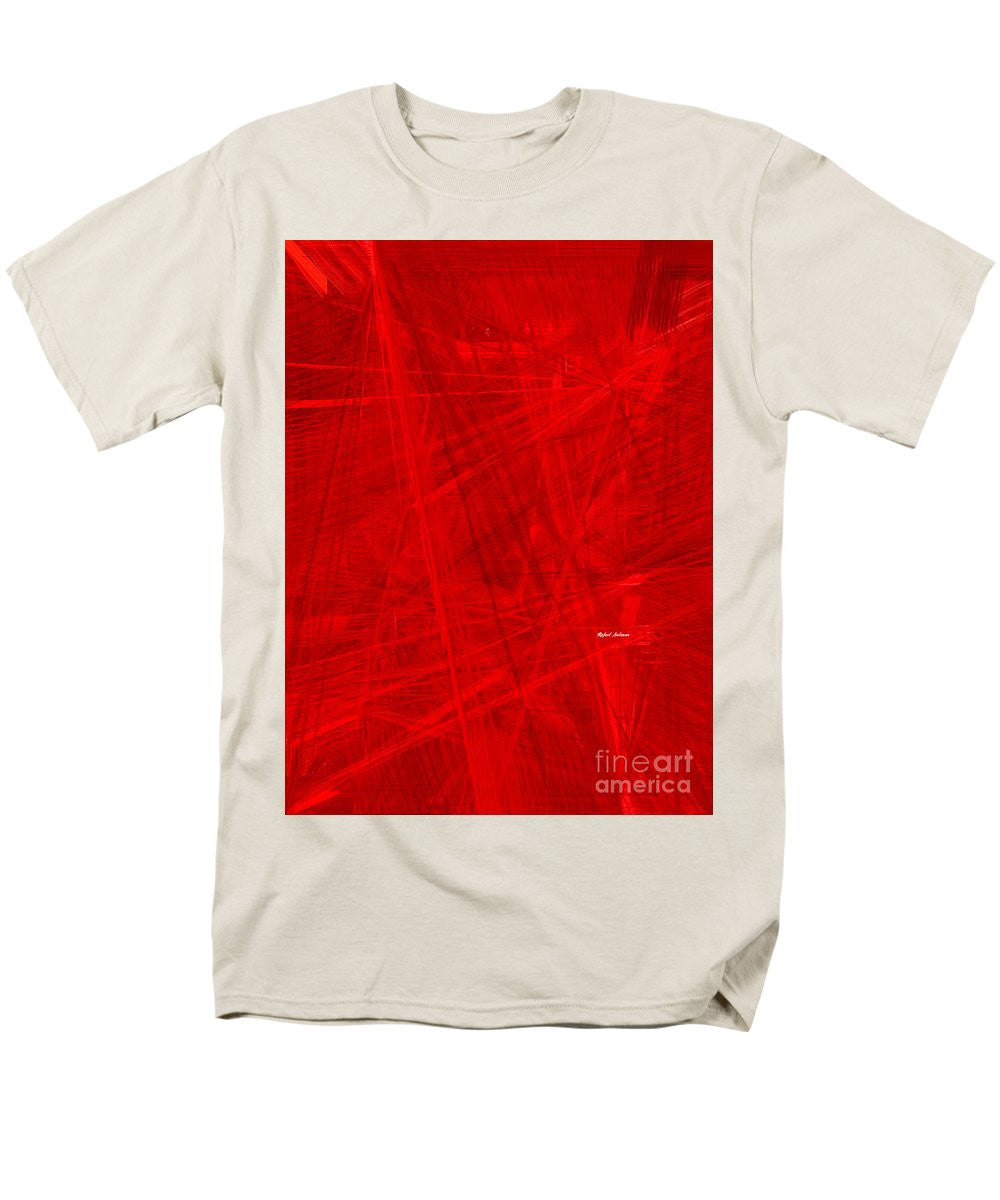 Men's T-Shirt  (Regular Fit) - Burst Of Red