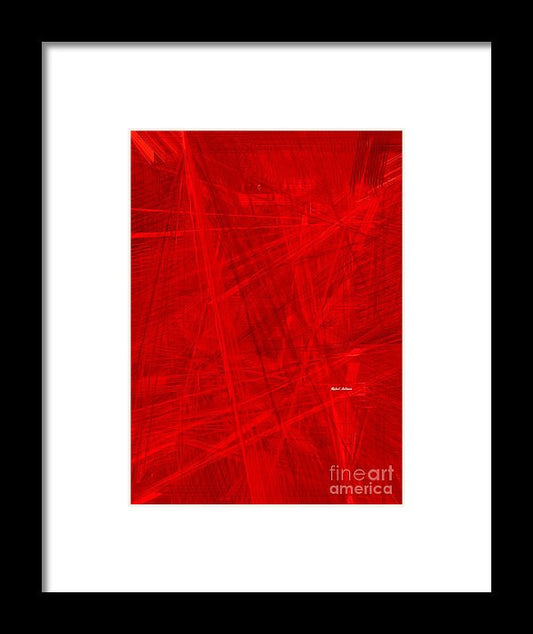 Framed Print - Burst Of Red