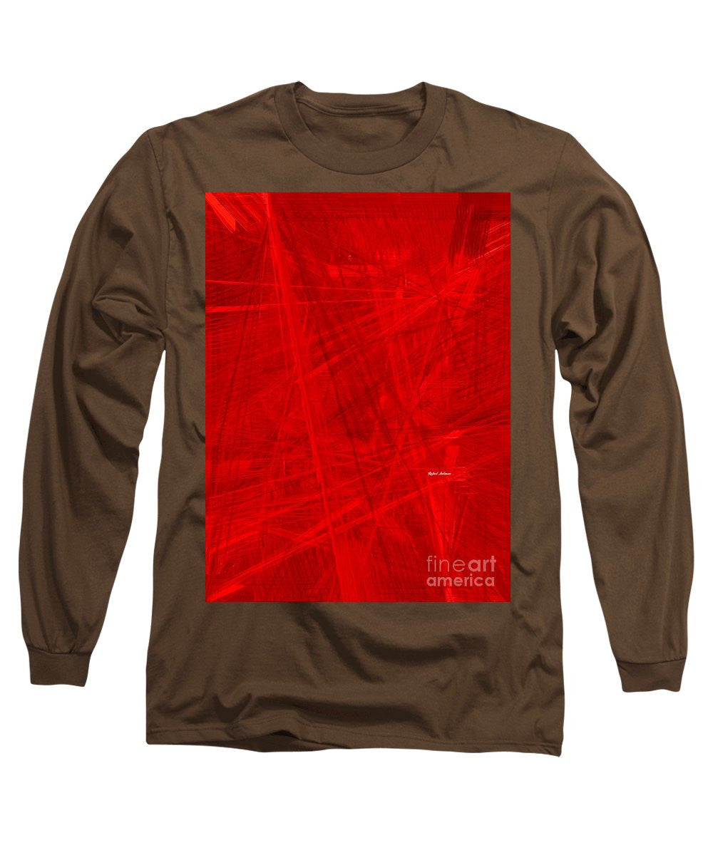 Long Sleeve T-Shirt - Burst Of Red