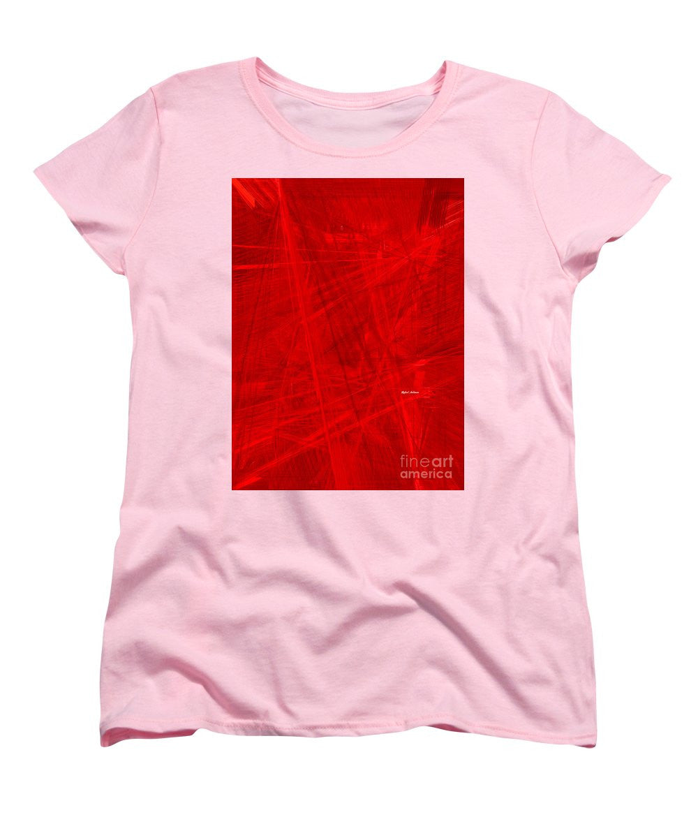 Women's T-Shirt (Standard Cut) - Burst Of Red