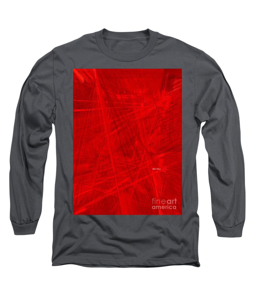 Long Sleeve T-Shirt - Burst Of Red