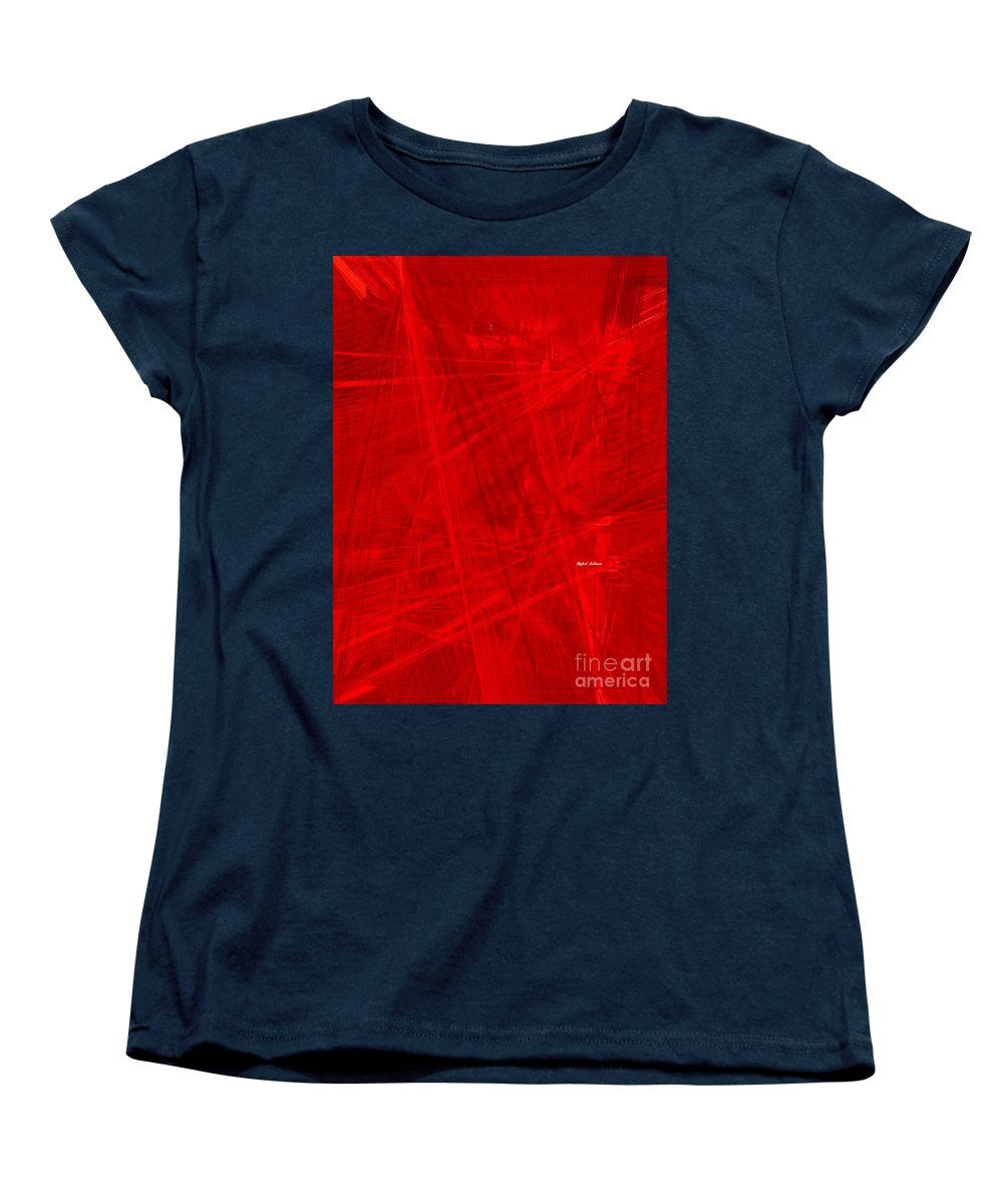 Women's T-Shirt (Standard Cut) - Burst Of Red