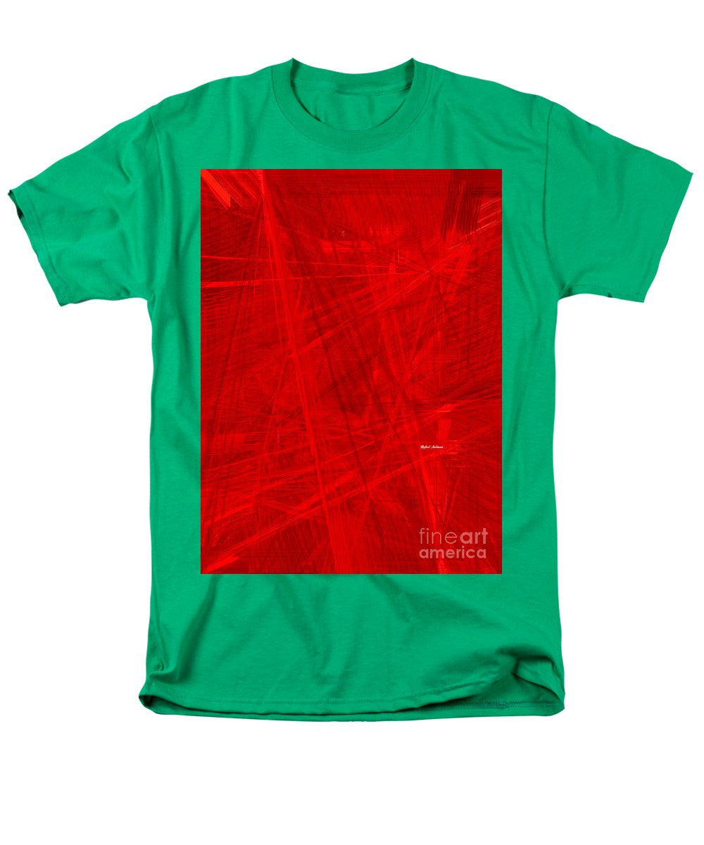 Men's T-Shirt  (Regular Fit) - Burst Of Red