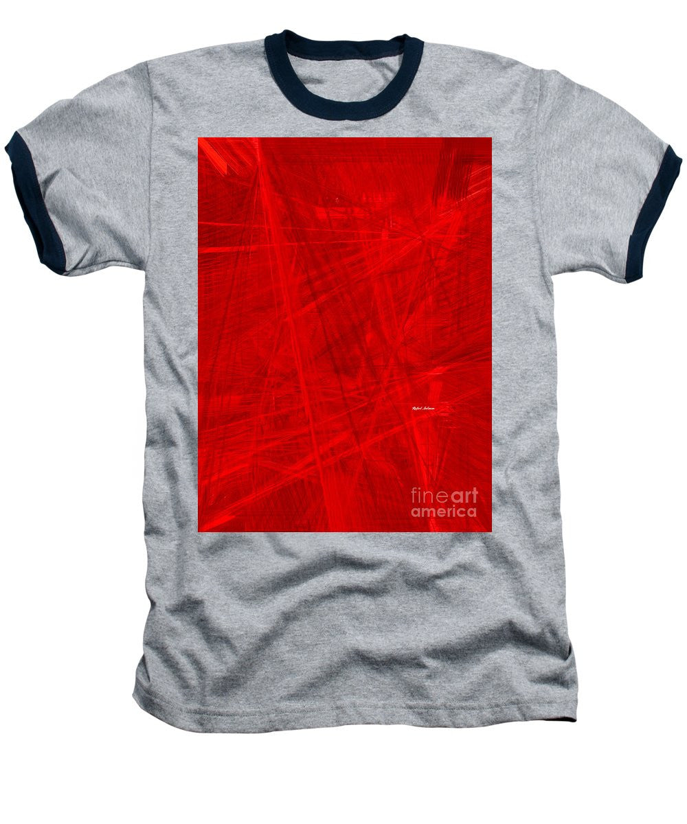 Baseball T-Shirt - Burst Of Red