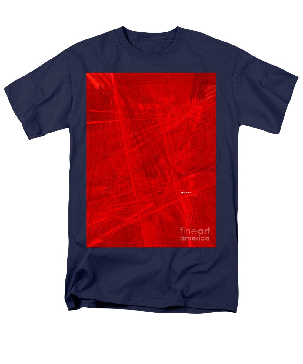 Men's T-Shirt  (Regular Fit) - Burst Of Red