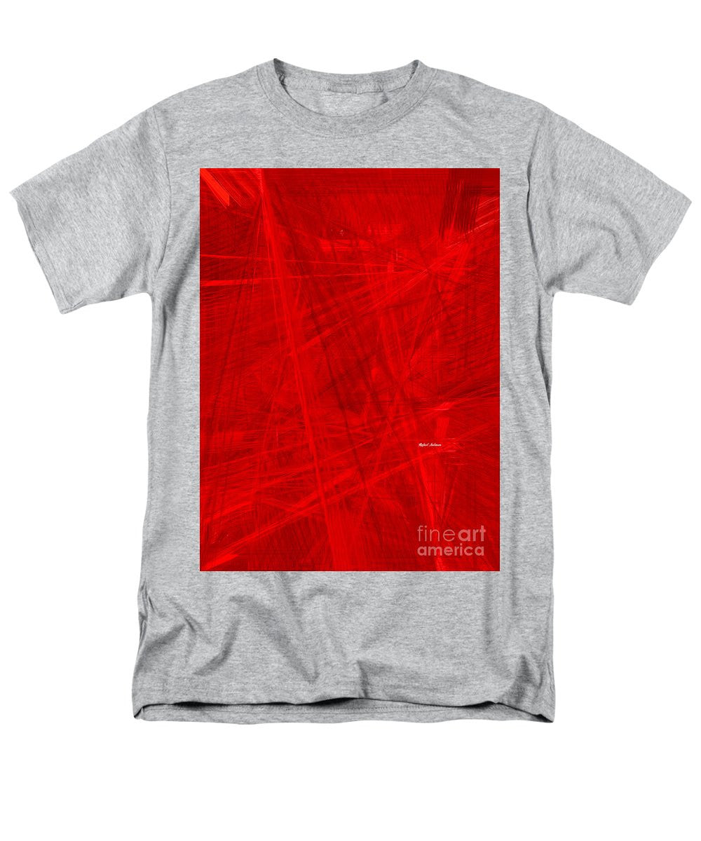 Men's T-Shirt  (Regular Fit) - Burst Of Red