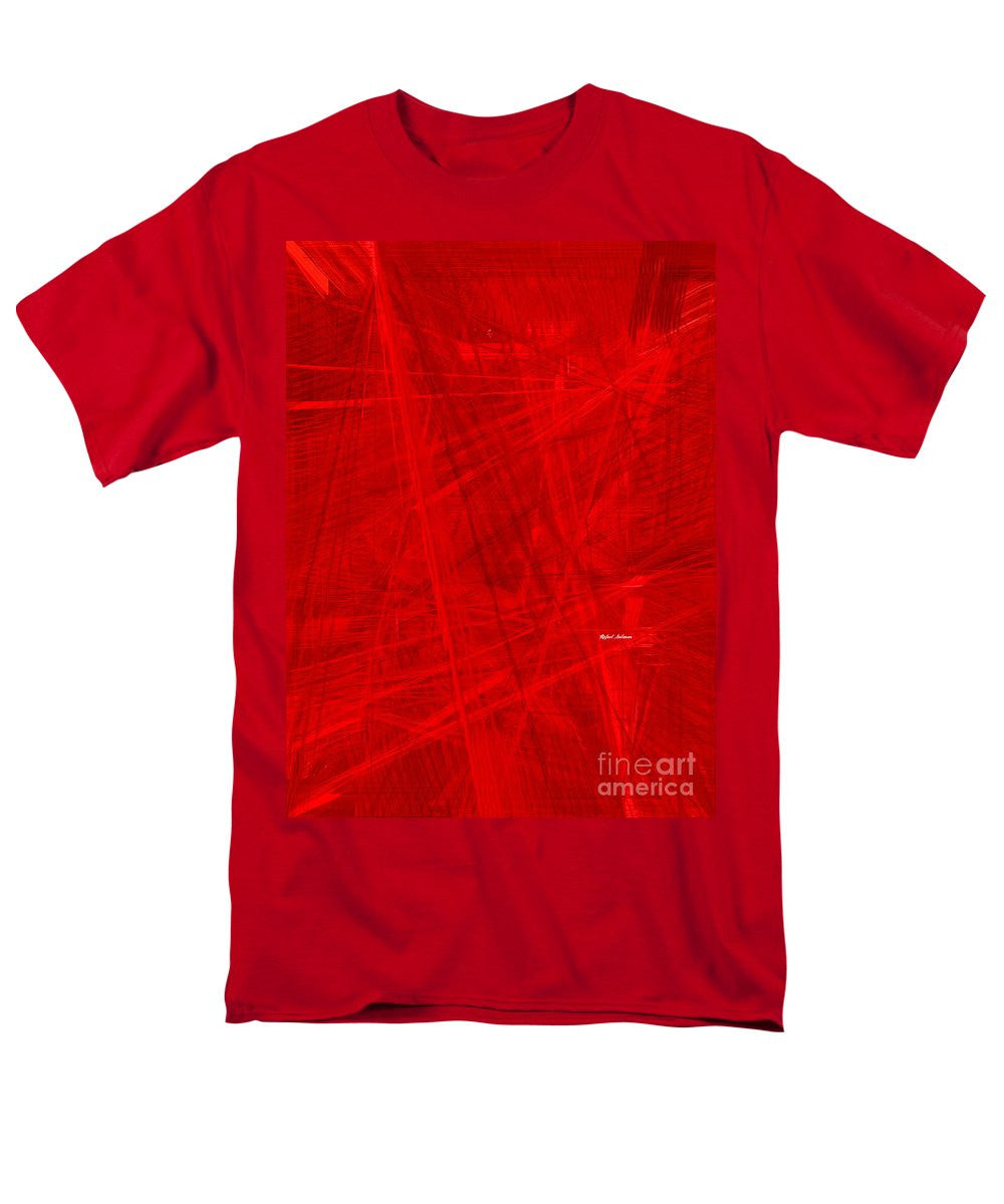 Men's T-Shirt  (Regular Fit) - Burst Of Red