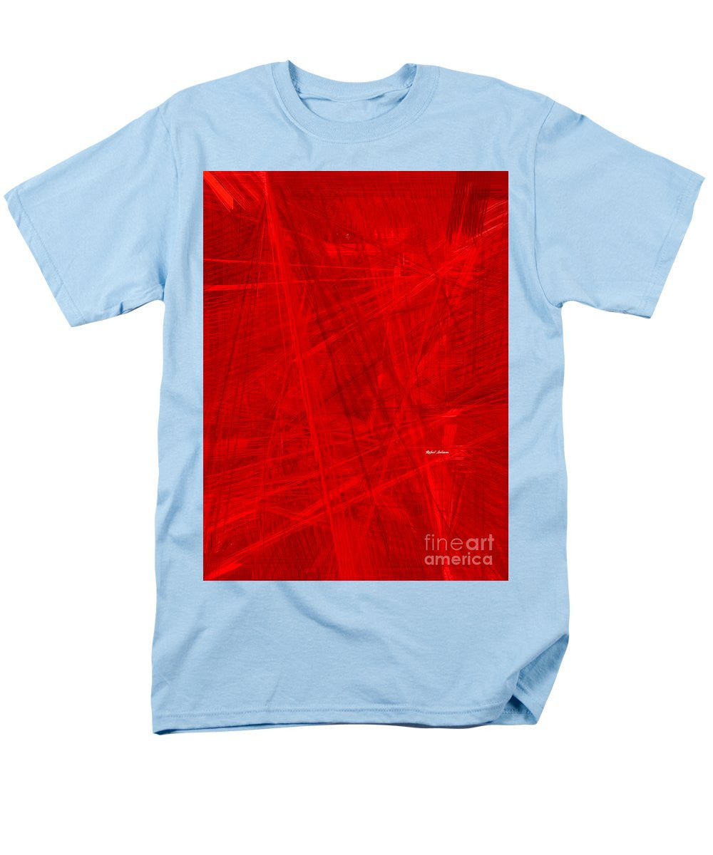 Men's T-Shirt  (Regular Fit) - Burst Of Red