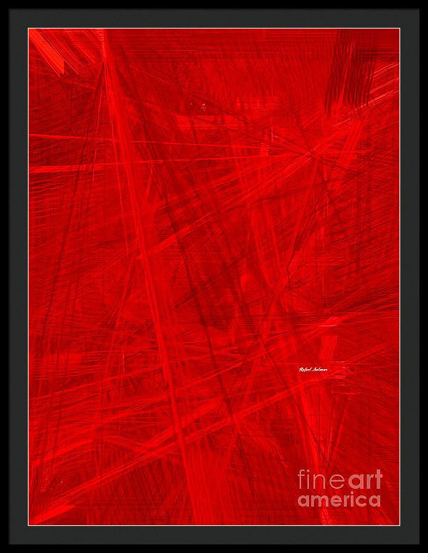 Framed Print - Burst Of Red