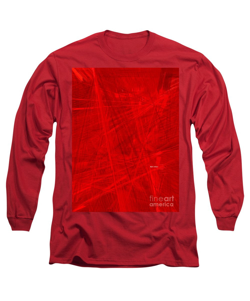 Long Sleeve T-Shirt - Burst Of Red