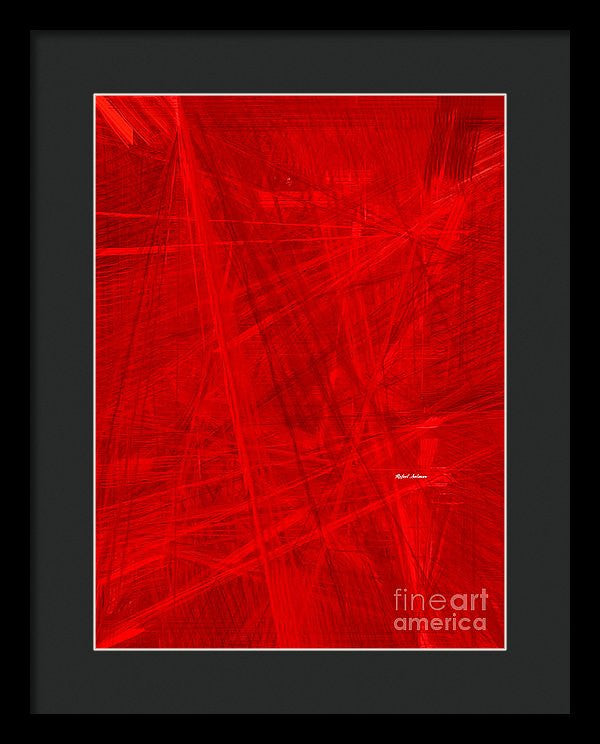 Framed Print - Burst Of Red