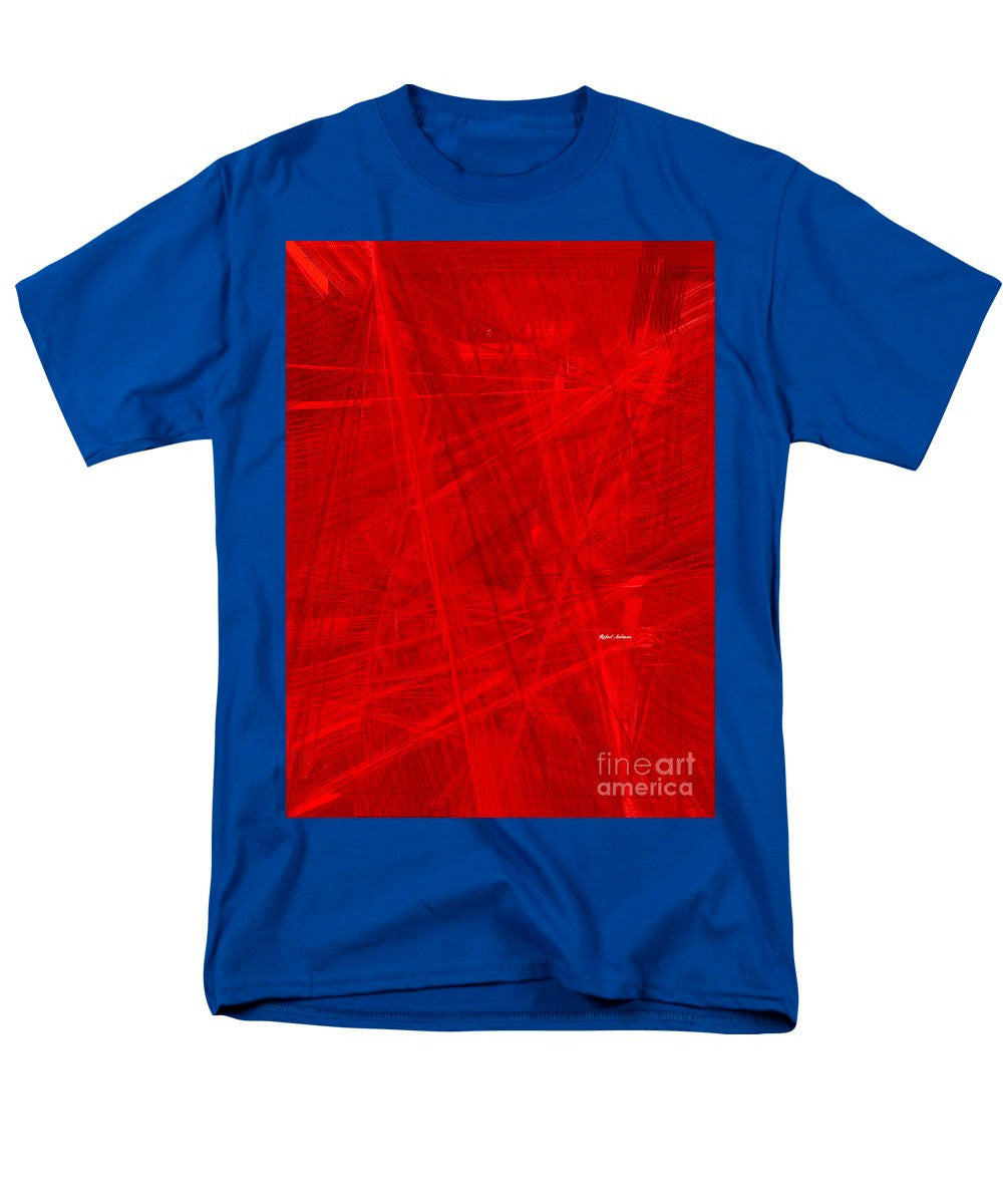 Men's T-Shirt  (Regular Fit) - Burst Of Red