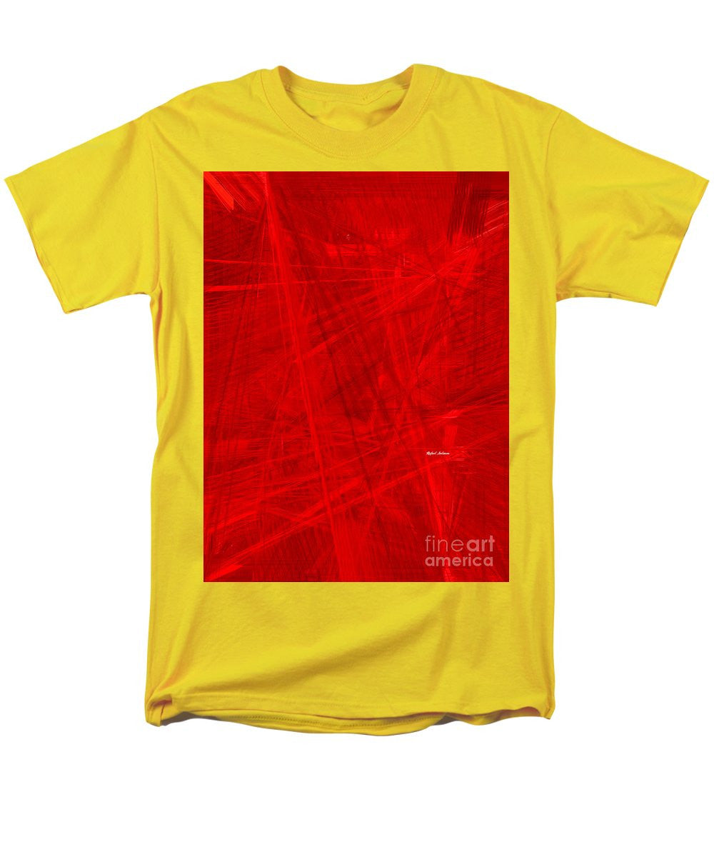 Men's T-Shirt  (Regular Fit) - Burst Of Red