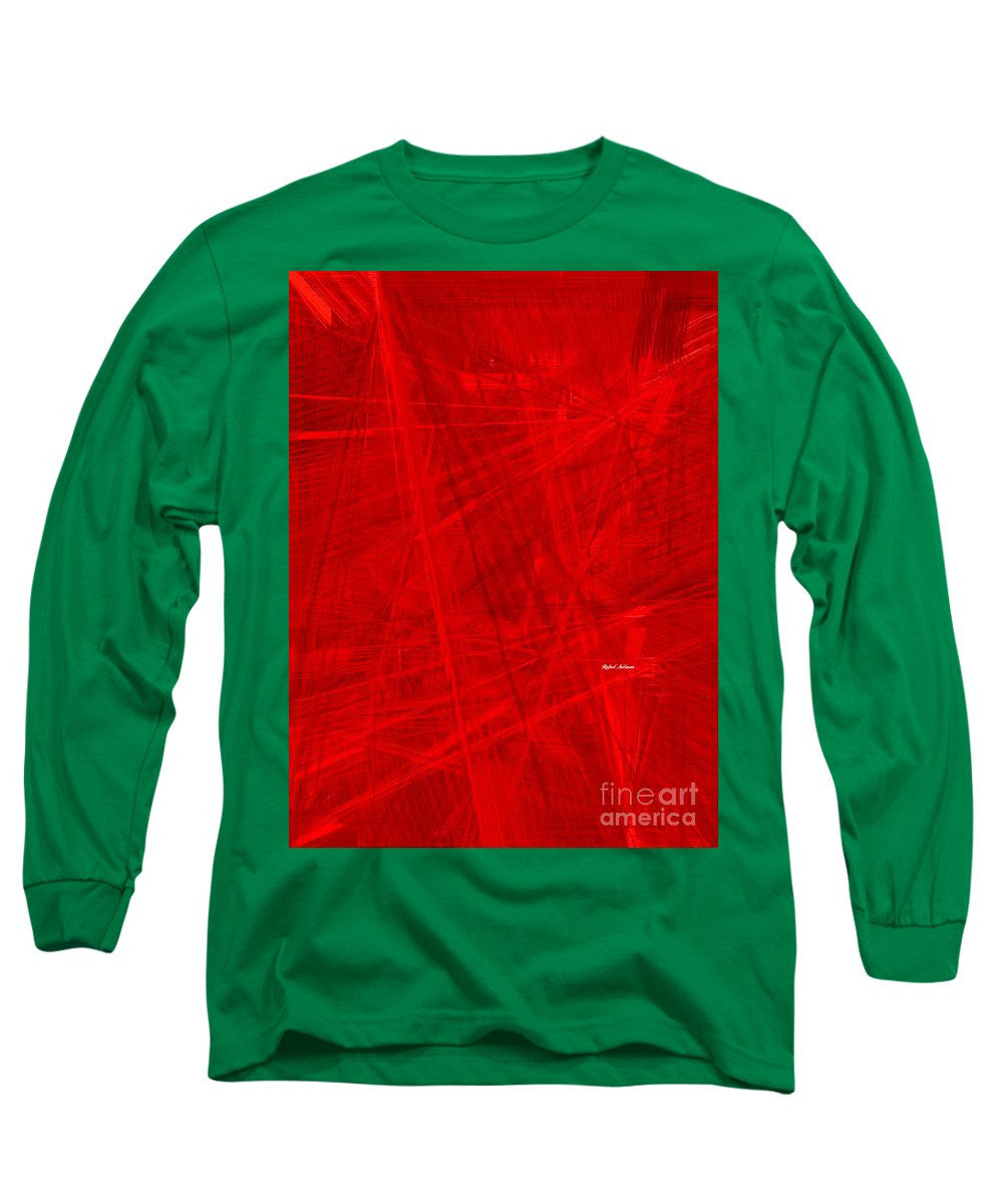 Long Sleeve T-Shirt - Burst Of Red