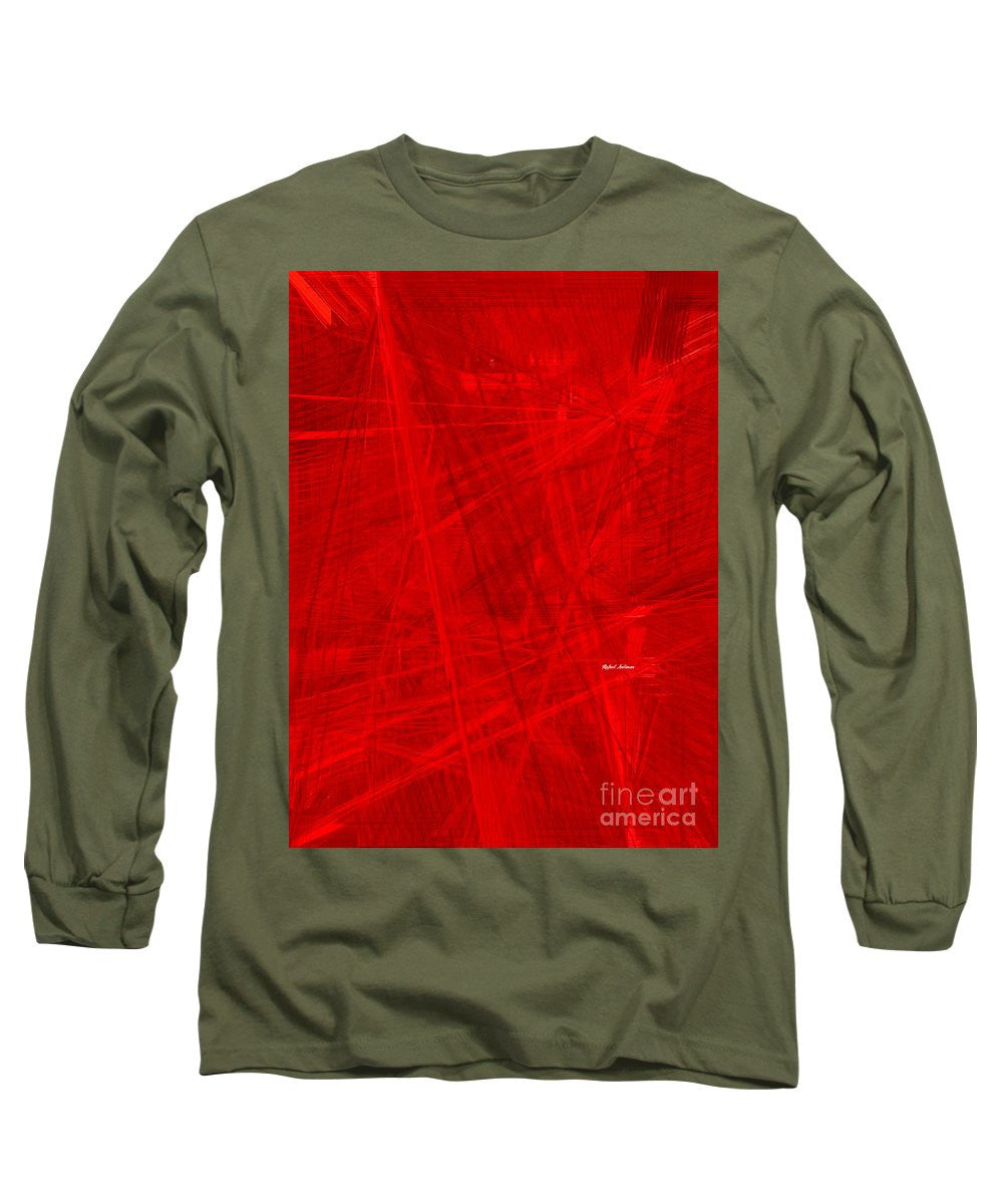 Long Sleeve T-Shirt - Burst Of Red